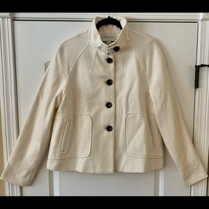 Banana Republic Ivory Wool Jacket size large new without tags